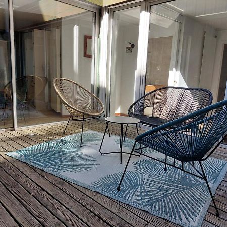 Le Peyrot*** Coeur De Ville 55M² Avec Patio Rodez Buitenkant foto